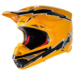 Hit sprzedaży Kask enduro Alpinestars MX Supertech M10 Ampress żółto-czarny