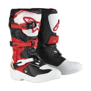 Buty enduro dziecięce Alpinestars MX Tech 3S Youth biało-czarno-czerwone Cena promocyjna