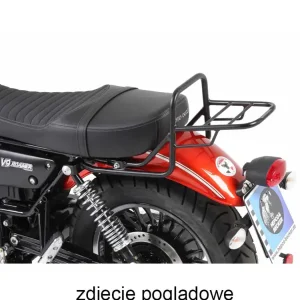 Rurowy stelaż centralny Hepco&Becker Moto Guzzi V9 Bobber/Special Edition (21-25), długie siedzenie, chrom Oferta limitowana