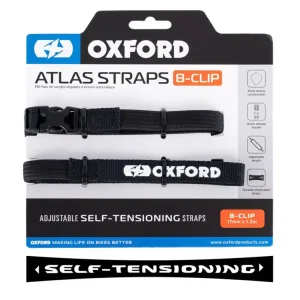 Bestseller Pasy mocujące bagaż Oxford Atlas B-Clip czarne [17 mm x 1.2 m]