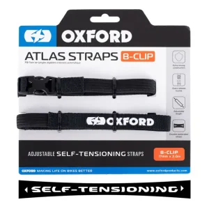 Tylko do końca tygodnia Pasy mocujące bagaż Oxford Atlas B-Clip czarne [17mm x 2 m]