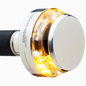 Kierunkowskaz lewy LED Motogadget mo.blaze disc srebrny Premium