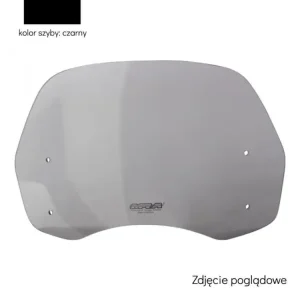 Szyba motocyklowa uniwersalna MRA Street "ST" + zestaw montażowy MRA HK czarna Sprawdź teraz