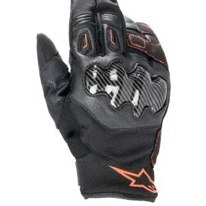 Hit sprzedaży Rękawice motocyklowe skórzane Alpinestars Smx-1 czarno-czerwone