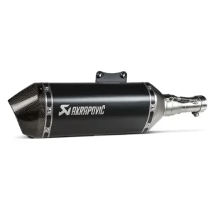 Nie przegap Tłumik motocyklowy Akrapovič Vespa Primavera 125ie 3V / 150ie 3V/ Sprint 125ie 3V/ 150ie 3V (21-22) [czarna stal nierdzewna/ włókno węglowe]