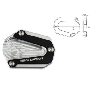 Poszerzenie stopki Hepco&Becker Triumph Tiger 900 Rally Pro (24-) Popularny