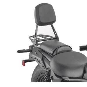 Oparcie pasażera Kappa z bagażnikiem Kawasaki Eliminator 500 (24-) czarne Tani