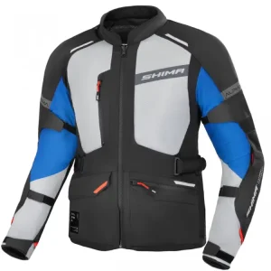Kurtka motocyklowa tekstylna Shima Alpha niebieska Nowość
