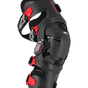 Bezpieczna płatność Ortezy kolanowe Alpinestars RK-7 Plasma czarno-czerwone