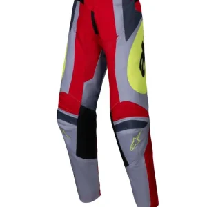Szybka dostawa Spodnie cross damskie Alpinestars MX Youth Racer Melt czerwono-szare