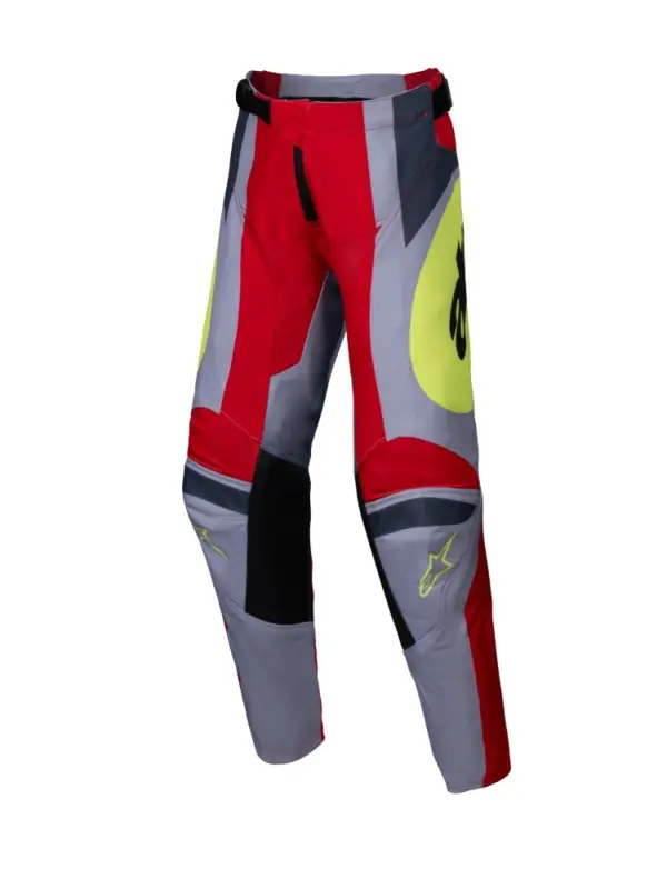 Szybka dostawa Spodnie cross damskie Alpinestars MX Youth Racer Melt czerwono-szare
