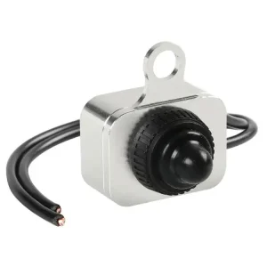 Tylko do końca tygodnia Wodoodporny przełącznik Lampa On & Off (12V) aluminiowy srebrny