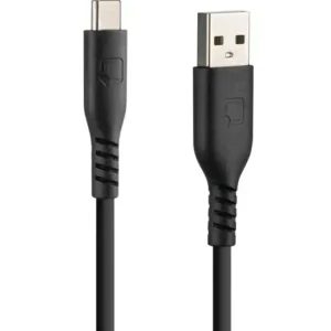 Hit sprzedaży Kabel USB A z wyjściem USB typu C Lampa 20 cm silikonowy czarny