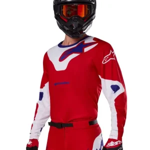 Bluza cross Alpinestars MX Racer Veil czerwono-biała Szybka dostawa