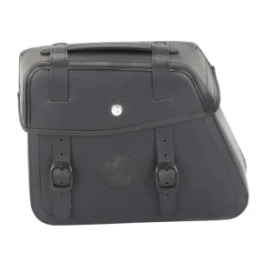 Sakwa skórzana lewa Hepco&Becker Rugged do montażu na stelażu Cutout [pojemność: 19L) czarna Dodaj do koszyka