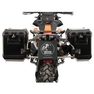 Tylko dziś Zestaw: kufry boczne + stelaże Hepco&Becker Xplorer Cutout KTM 790 Adventure (24-) czarne