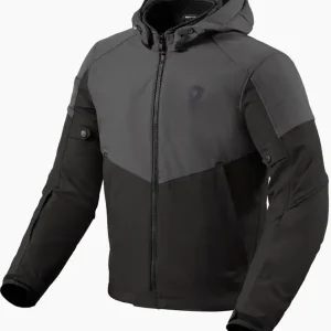 Ograniczona ilość Kurtka motocyklowa tekstylna REV’IT! Afterburn H2O czarno-szara