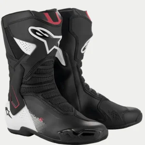 Ekspresowa dostawa Buty motocyklowe Alpinestars SMX-6 V3 Boots czarno-biało-czerwone