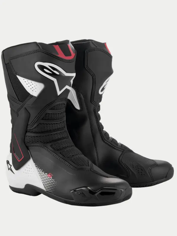 Ekspresowa dostawa Buty motocyklowe Alpinestars SMX-6 V3 Boots czarno-biało-czerwone