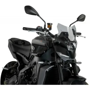 Bezpieczne zakupy Szyba motocyklowa sportowa PUIG Yamaha MT-09 (24-)/ MT-09 SP (24-)/ MT-09 Y-AMT (24-) lekko przyciemniana