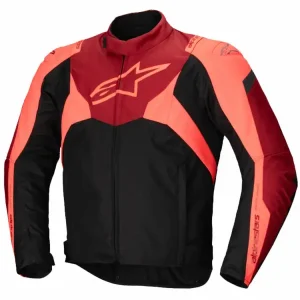 Bezpieczna płatność Kurtka motocyklowa tekstylna Alpinestars T-Jaws V4 czarno-czerwona