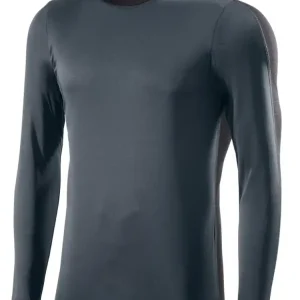 Ekspresowa dostawa Koszulka termoaktywna z długim rękawem SIXS Windshell 2.0 półgolf całoroczna czarna unisex