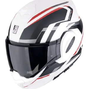 Kask szczękowy Scorpion Exo-Tech Evo Furio biało-czarno-czerwony matowy Dodaj do koszyka