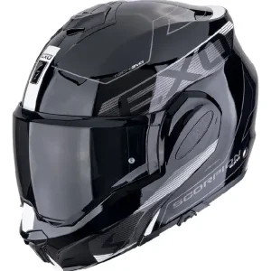 Szybka wysyłka Kask szczękowy Scorpion Exo-Tech Evo Traveller czarno-biały