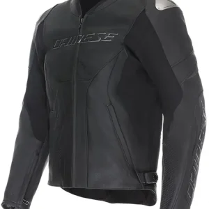 Oferta limitowana Kurtka motocyklowa skórzana Dainese Racing 5 czarna [wersja perforowana]