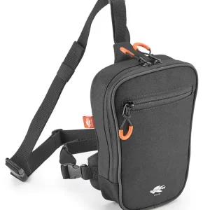 Torba na nogę Kappa Stryker Range ST111 czarna [pojemność: 2 litry] Wyjątkowa oferta