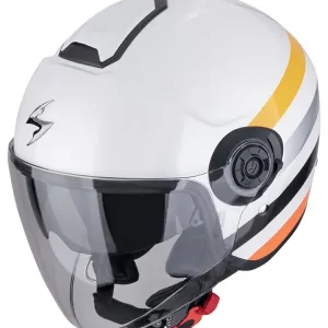 Kask otwarty Scorpion Exo-City II Bee biało-żółty Tylko dziś