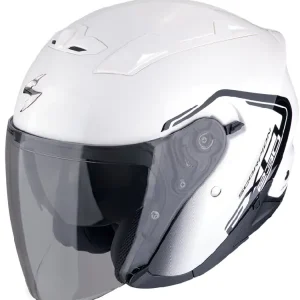 Promocja Kask otwarty Scorpion Exo-230 Cit-E biało-czarny