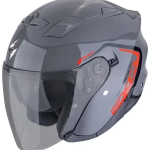 Nowy Kask otwarty Scorpion Exo-230 Cit-E szaro-czerwony