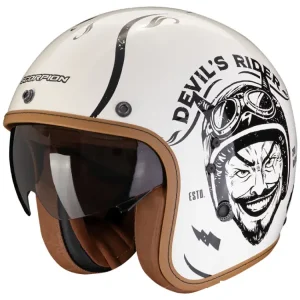 Ostatnia szansa Kask otwarty Scorpion Belfast Evo Romeo beżowo-czarny