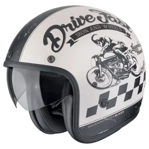 Okazja Kask otwarty Scorpion Belfast Evo Drive Fast beżowo-czarny matowy