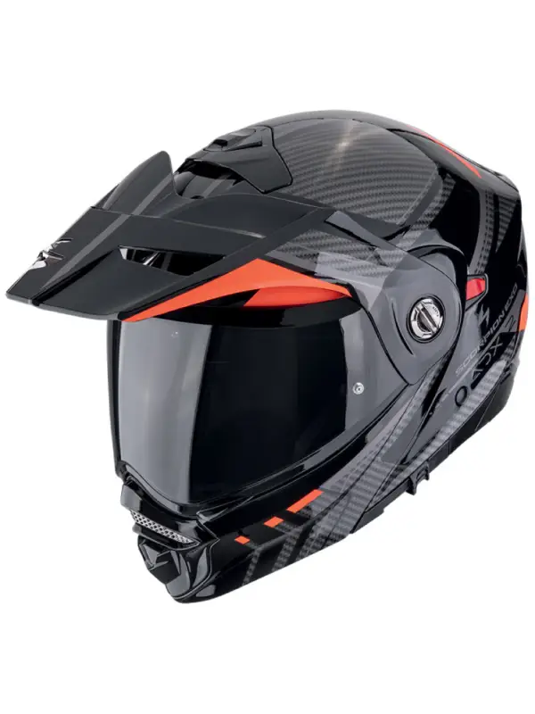 Kask adventure Scorpion ADX-2 Lewis czarno-czerwony Darmowy zwrot