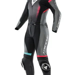 Taniej Kombinezon motocyklowy dwuczęściowy damski Dainese Fulminea czarno-szaro-biały