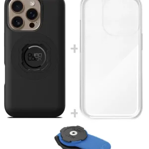 Zestaw: etui MAG na telefon iPhone 16 Pro (magnetyczne) + wodoodporny pokrowiec MAG + uchwyt kulowy Quad Lock Okazja