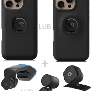 Zestaw do samochodu: etui na telefon iPhone 16 Pro + mocowanie Quad Lock Wybór klientów