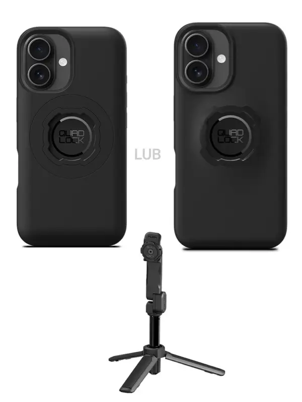 Obniżka ceny Zestaw: etui na telefon iPhone 16 oraz statyw/ selfie stick Quad Lock