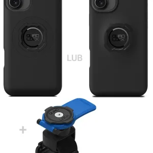 Dodaj do koszyka Zestaw: etui na telefon iPhone 16 Plus + uchwyt Quad Lock montowany za pomocą paska z szybkozłączką