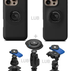 Zestaw 360 Quad Lock: etui na telefon iPhone 16 Pro + wybrane komponenty Oferta czasowa