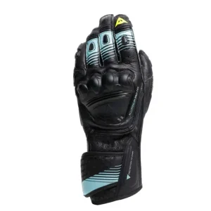 Zamów teraz Rękawice motocyklowe Dainese Fiero Metal czarno-niebiesko-żółty
