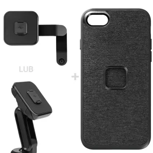 Zestaw na motocykl: etui Peak Design Mobile Everyday Case do modelu iPhone SE 3 + mocowanie motocykla Cena promocyjna