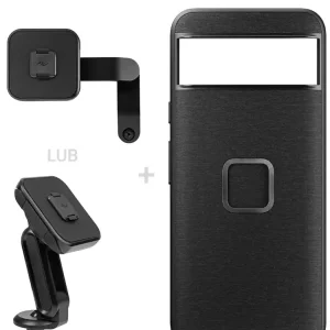 Zestaw na motocykl: etui Peak Design Mobile Everyday Fabric do smartfona Google Pixel 8 + mocowanie motocykla Darmowy zwrot
