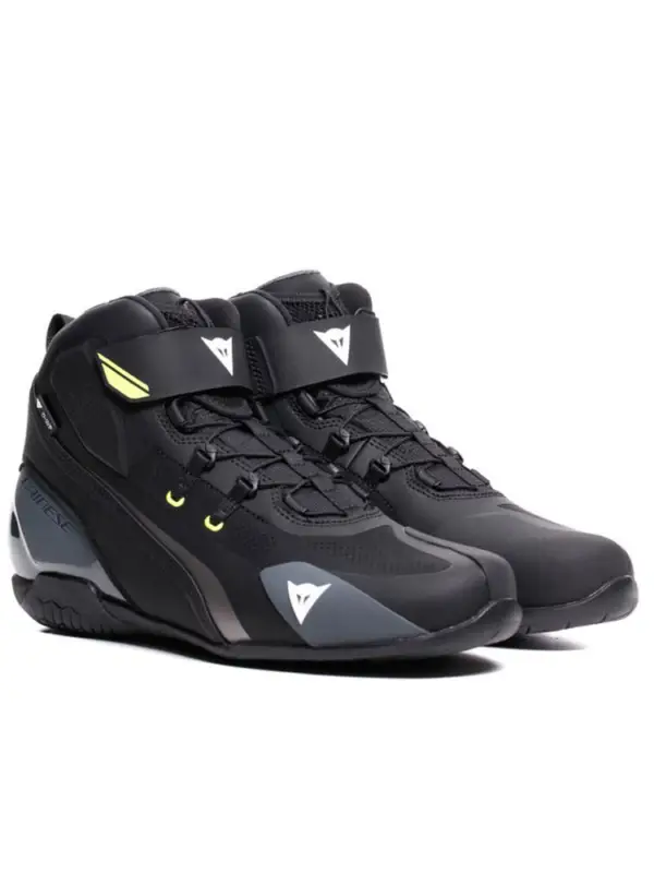 Dodaj do koszyka Buty motocyklowe Dainese Herian D-WP czarno-biało-żółte