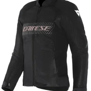 Kurtka motocyklowa damska tekstylna Dainese Herosphere Air Tex czarno-biało-pomarańczowa Bestseller
