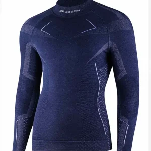 Zamów dziś Bluza termoaktywna z długim rękawem Brubeck Extreme Merino niebieska