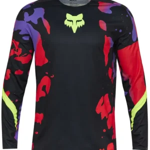 Popularny Bluza enduro Fox 360 Throttle czarno-czerwono-fioletowa