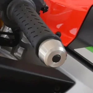 Niska cena Koncówki kierownicy motocyklowej R&G Racing Aprilia (wybrane modele) srebrne